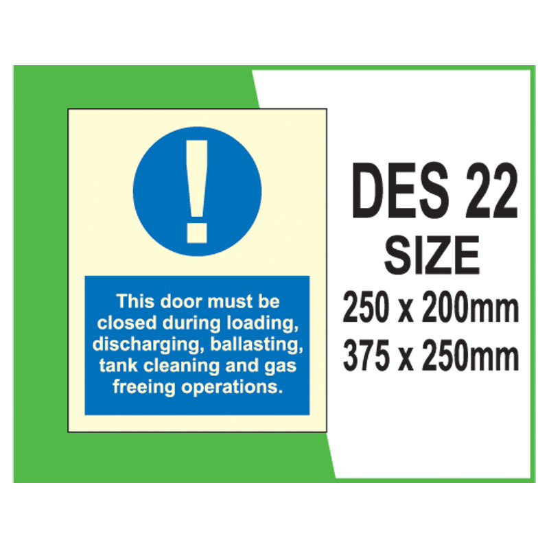 Deck & Engine Room DES 22